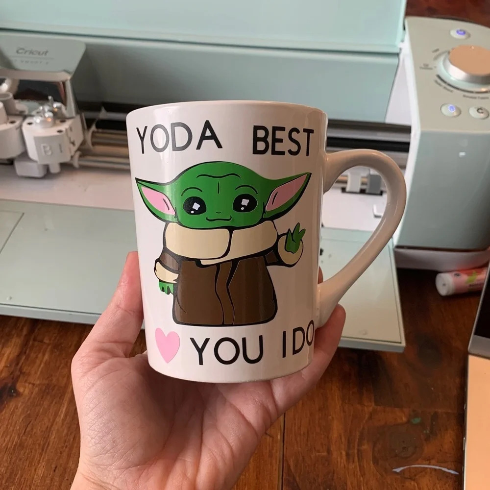 YODA BEST LOVE YOU I DO coffee mug